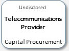 Undisclosed Telecomunications Provider, capital procurement