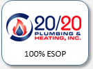 20/20 Plumbing & Heating, inc., 100% ESOP