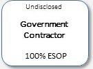 Undisclosed Government Contractor, 100% ESOP